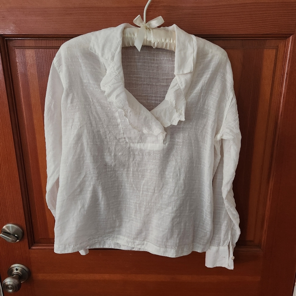 Antique White Blouse